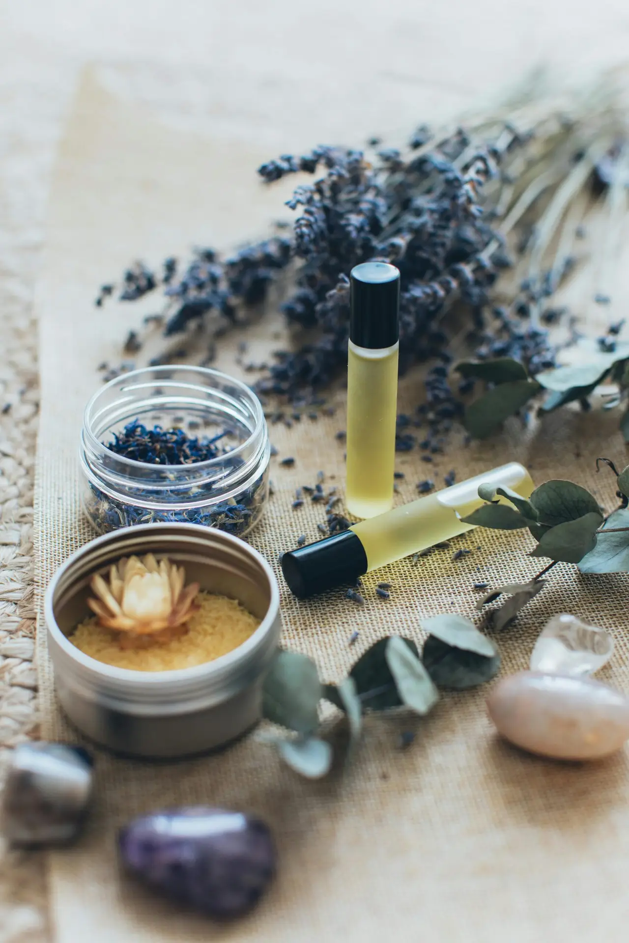 Aromatherapie mit ätherischen Ölen, Hydrolaten und Basisölen, Roll-On, Produkte selbst herstellen